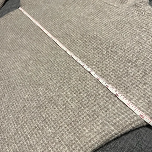 {{ Madewell Waffle Knit Turtle Neck Sweater }} - Picture 9 of 11